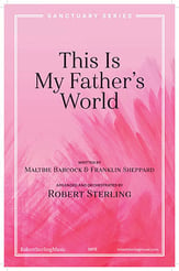 This is My Father's World SATB choral sheet music cover
